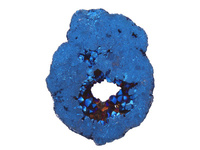 Kwarc tytanowy / druzy / plaster nieregularny / 65x45x9mm / Deep Blue / 1szt