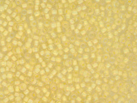 TOHO™ / Round / 11/0 / Inside Color Luster Crystal Opaque / Yellow Lined / 10g / ~1100szt