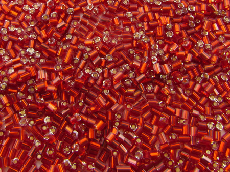 Seed Beads / szklana sieczka / Hex 11/0 / Silver Lined / Siam Ruby / otwór 0.8mm / 20g