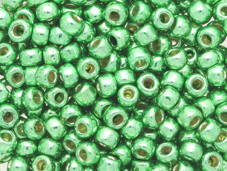 TOHO™ /  Round 11/0 / Permafinish Galvanized / Green Apple / 10g / ~1100szt