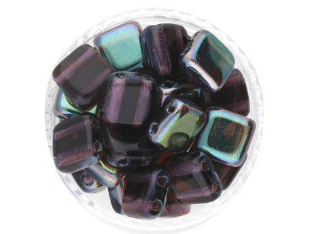 CZECHMATES™ / Tile Bead / 6mm / Celsian / Tanzanite / 30szt