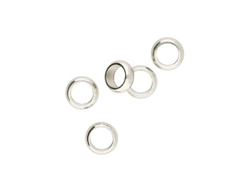 Przekładka, stoper / stal nierdzewna / 5x2mm / otwór 3mm / srebrny / 20szt
