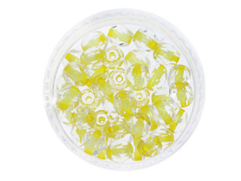 Firepolish™ / 4mm / Inside-Color / Crystal Yellow / 40szt