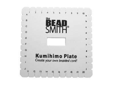 BEADSMITH™ / Kumihimo Plate / 14x14x1cm / 1szt