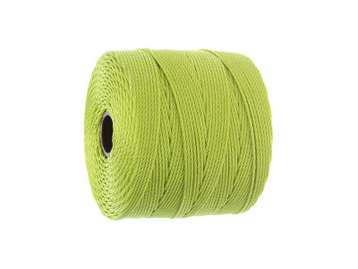 BEADSMITH™ / nić SuperLon Fine / nylon / Tex 135 / Chartreuse / 0.5mm / 108m