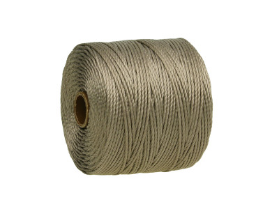 BEADSMITH™ / nić SuperLon Fine / nylon / Tex 135 / Sand / 0.5mm / 108m