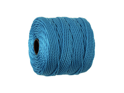 BEADSMITH™ / nić SuperLon™ Macrame / nylon / Tex 400 / Blue / 0.8mm / 32m