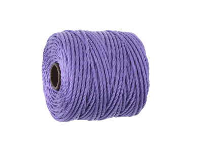 BEADSMITH™ / nić SuperLon™ Macrame / nylon / Tex 400 / Violet / 0.8mm / 32m