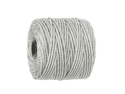 Beadsmith™ / nić SuperLon™ Macrame / nylon / Tex 400 / Light grey / 0.8mm / 32m