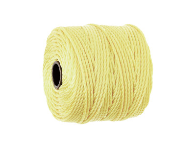 Beadsmith™ / nić SuperLon™ Macrame / nylon / Tex 400 / Sunlight / 0.8mm / 32m