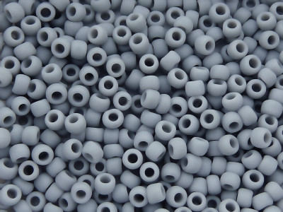 TOHO™ / Round 8/0 / Opaque-Frosted / Gray / 10g / ~410szt