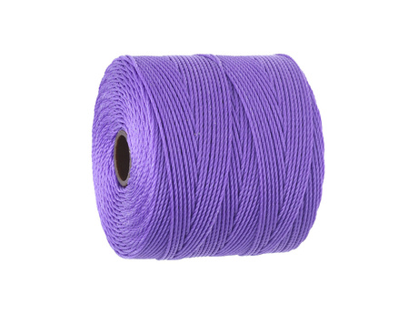 BEADSMITH™ / nić SuperLon Fine / nylon / Tex 135 / Violet / 0.5mm / 108m