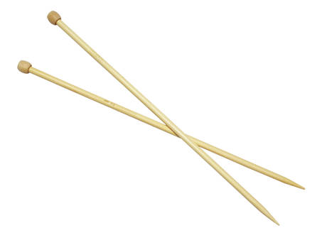 Druty bambusowe / 8.0mm / długość 35cm / 2szt