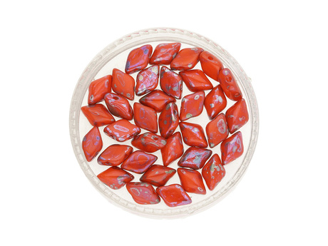 GEMDUO™ / 8x5mm / Opaque Rembrandt / Lt Red / 5g / ~35szt