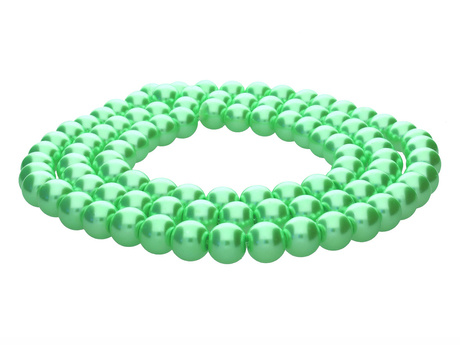SeaStar™ / szklane perły / kula / 10mm / zielony / 90szt