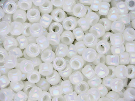 TOHO™ / Round 8/0 / Opaque Rainbow / White / 10g / ~410szt