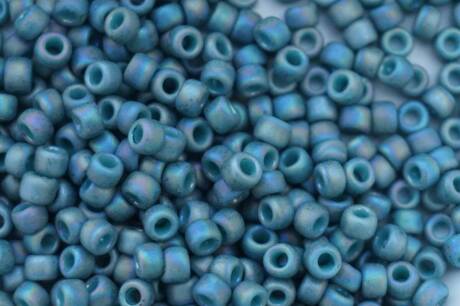 TOHO™ / Round / 8/0 / Semi Glazed Rainbow - Blue Turquoise / 10g / ~410szt